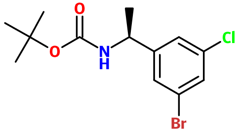 (image for) MC021488 (1S)-N-Boc-1-(3-Bromo-5-chlorophenyl)ethanamine